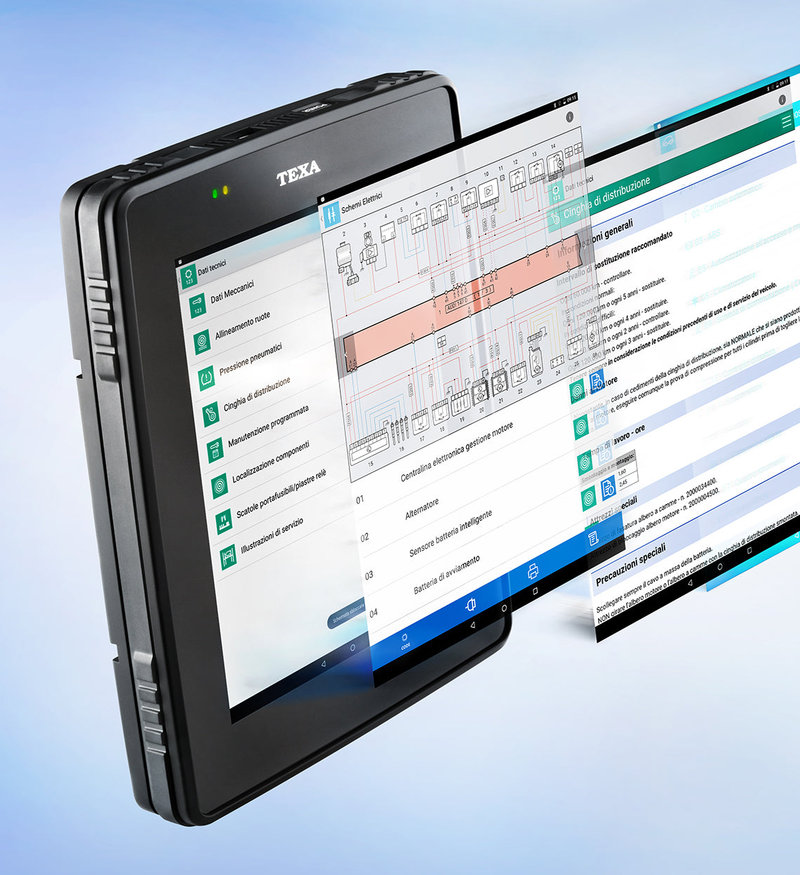 Tablet Axone con software IDC5 Car